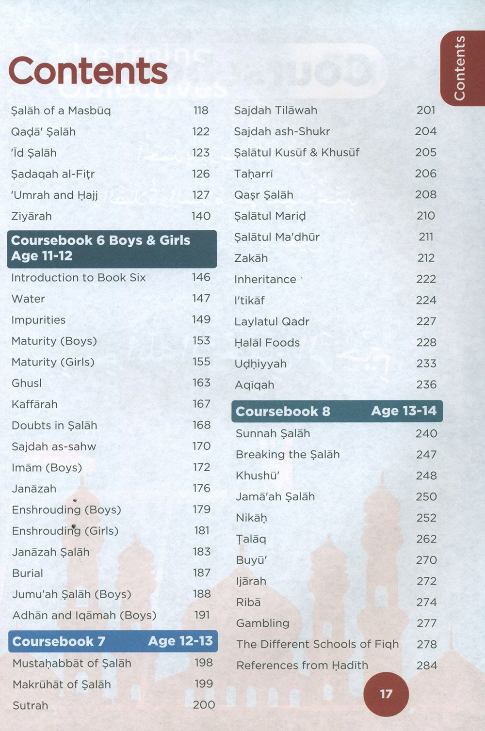 An Nasihah Islamic Curriculum Shafi'i Fiqh Level 1-8