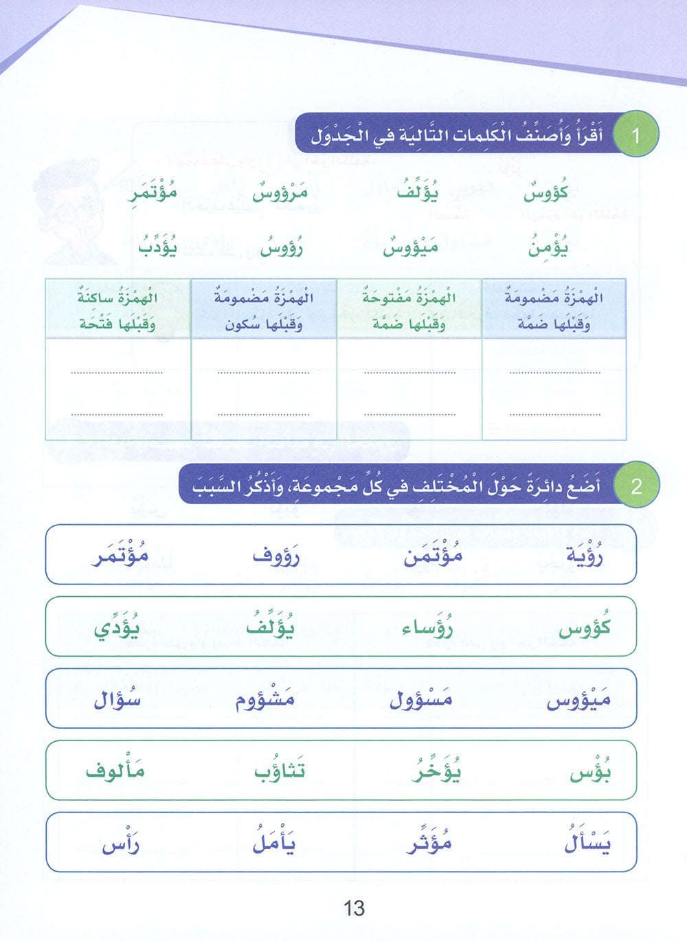 Arabic Sanabel Handwriting Skills Level 6 | سنابل المهارات الكتابية المستوى 6