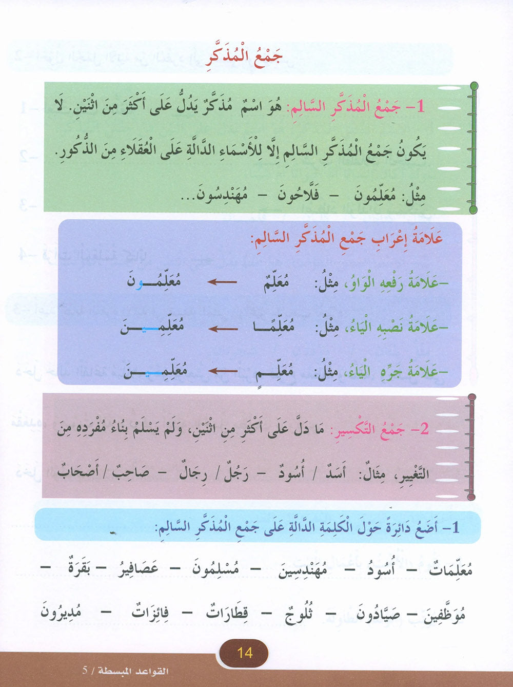 In The Arabic Language Garden Simplified Grammar Level 5 | في حديقة اللغة العربية