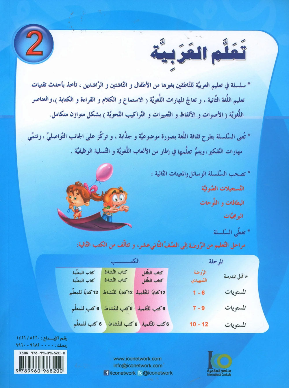 ICO Learn Arabic Textbook Level 2 - Combined Edition | تعلم العربية