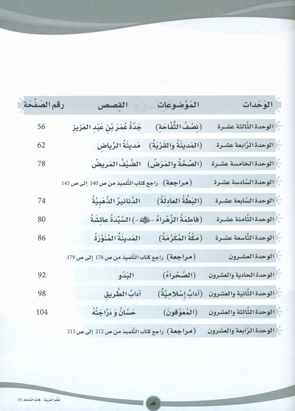 ICO Learn Arabic Workbook Level 5 - Combined Edition | تعلم العربية