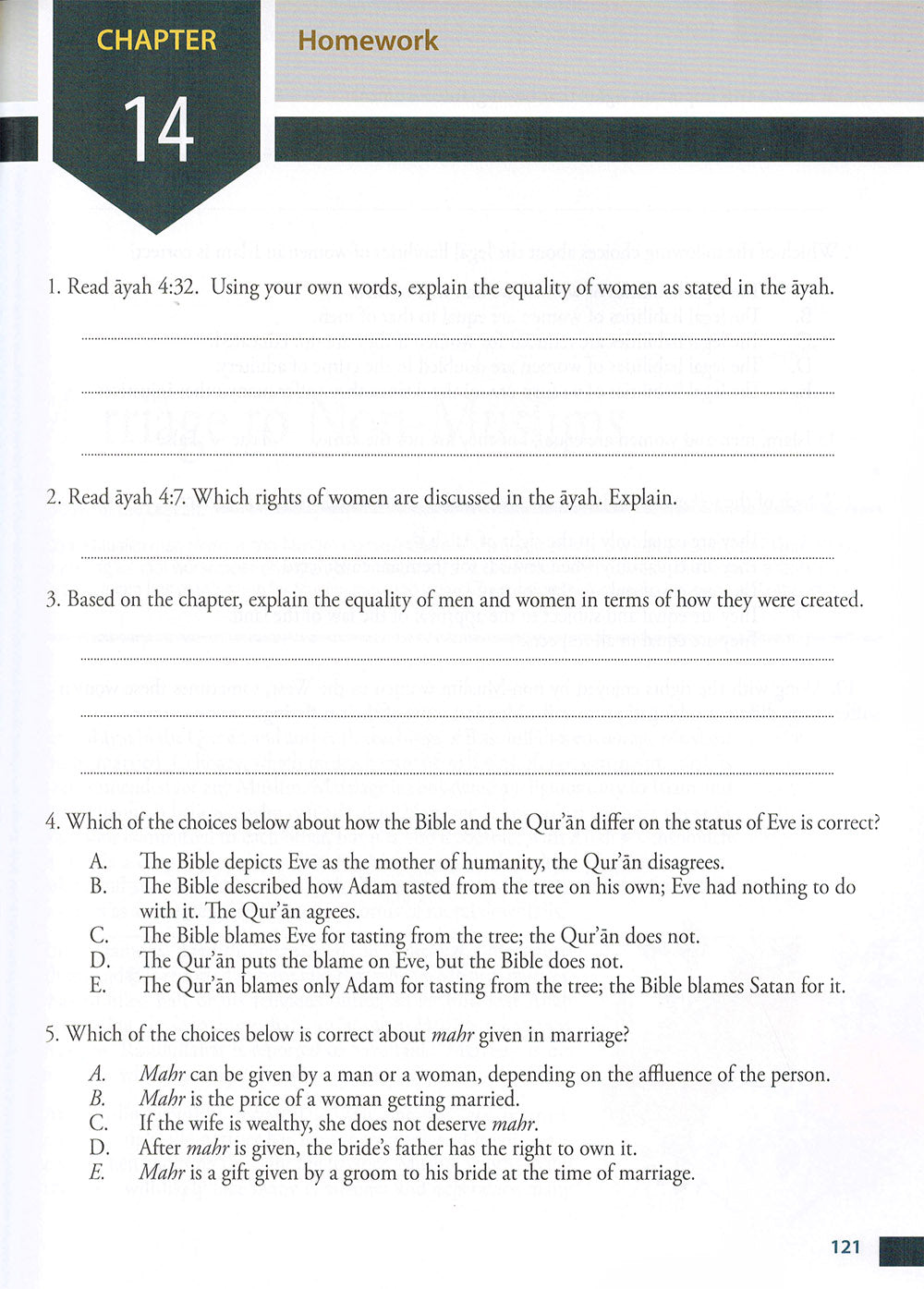 Weekend Learning Islamic Studies Level 10