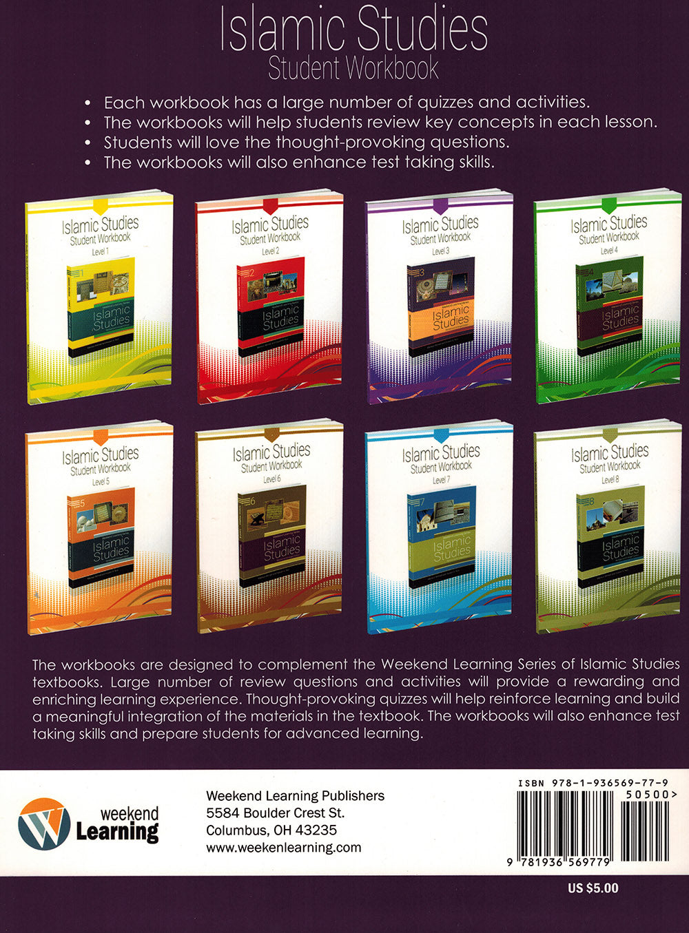 Weekend Learning Islamic Studies Workbook Level 3