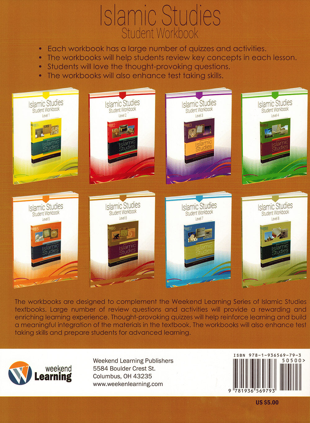 Weekend Learning Islamic Studies Workbook Level 6