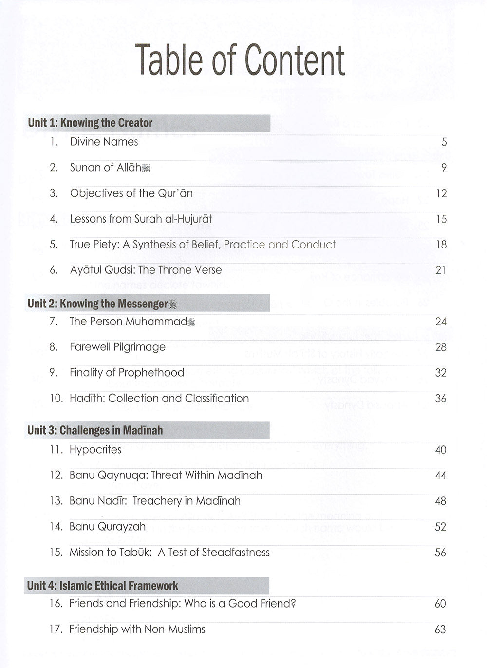 Weekend Learning Islamic Studies Workbook Level 8