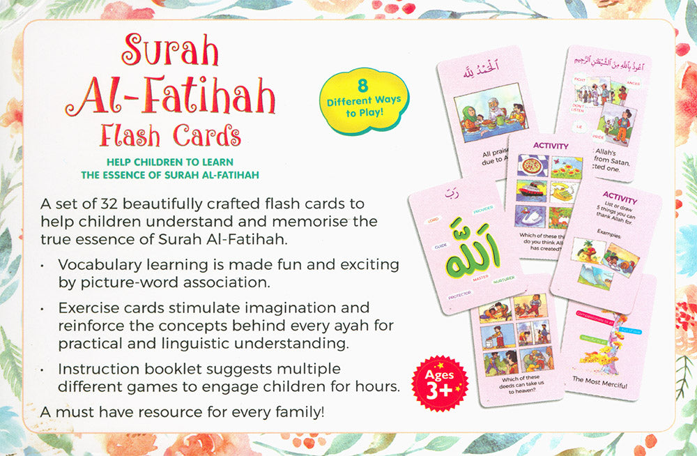 Surah Al-Fatihah Flash Cards