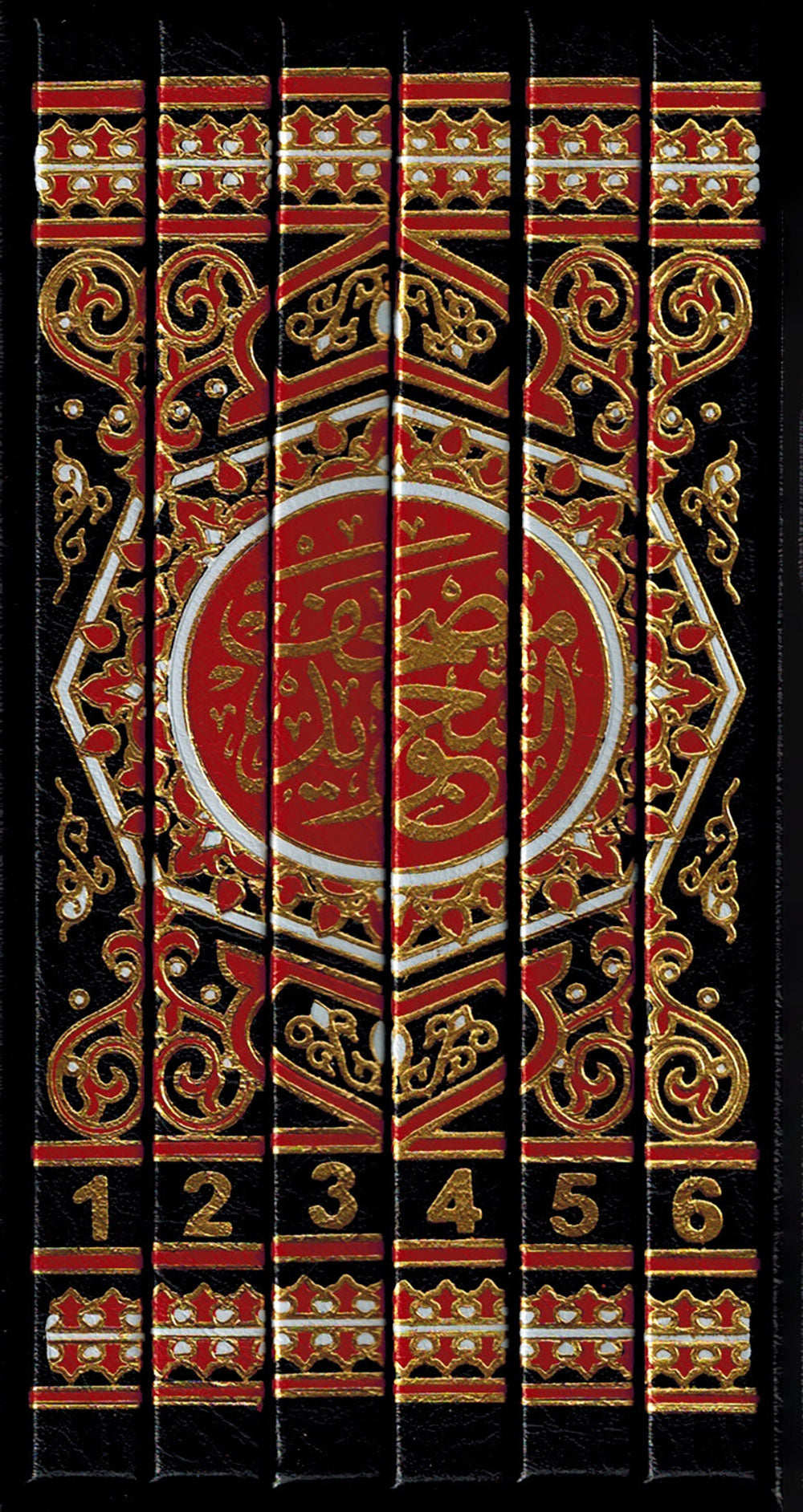 Tajweed Quran - 6 Parts in A Hardcover Case - Pocket Size (3.5x5 in) | مصحف التجويد 6 أجزاء