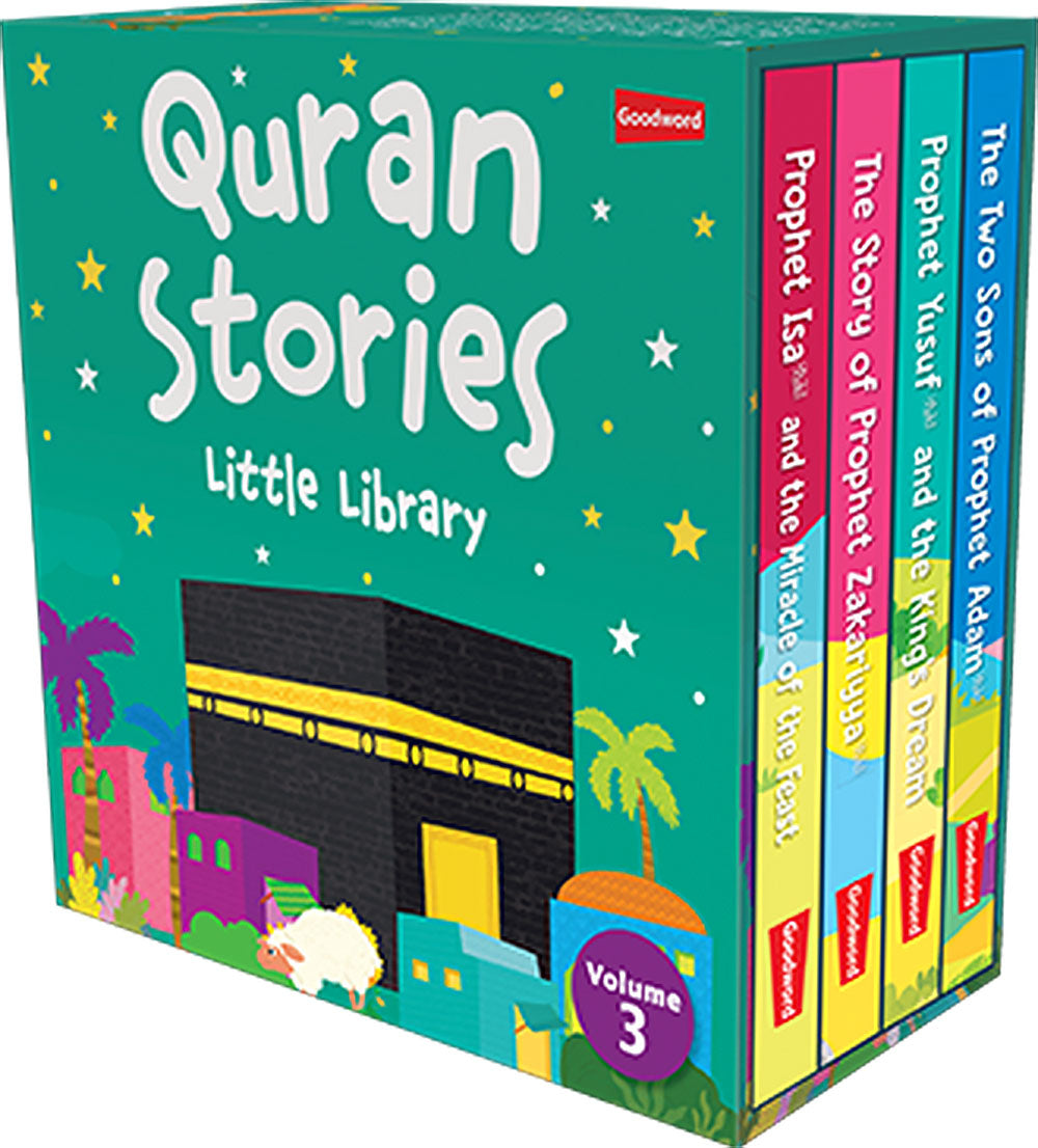 Quran Stories Little Library Vol.3 - 4 Board Books Set