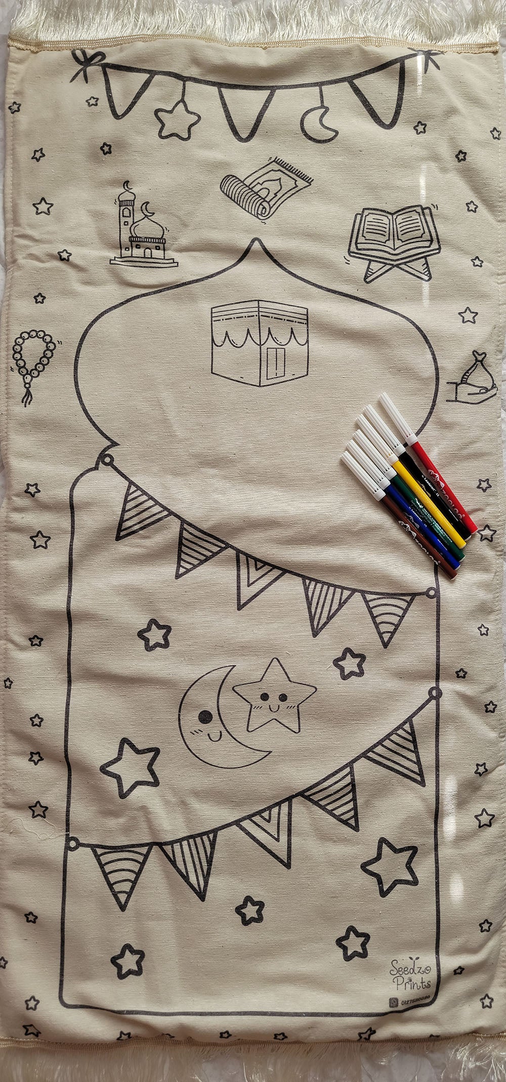 Kids Colorable Prayer Rug