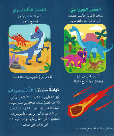 Junior Encyclopedia of Dinosaurs Arabic |  موسوعة الديناصورات للمبتدئين عربي