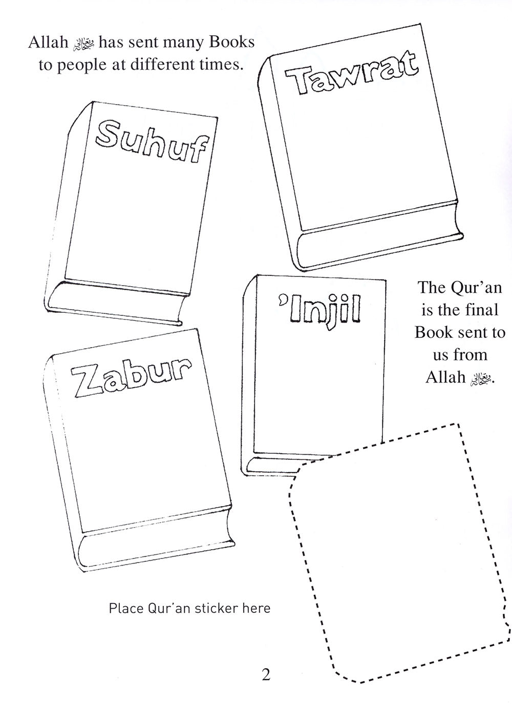 Let's Learn From The Holy Qur'an Coloring Book