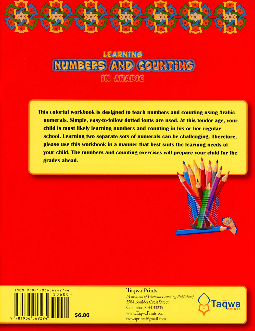 Learning Numbers And Counting In Arabic