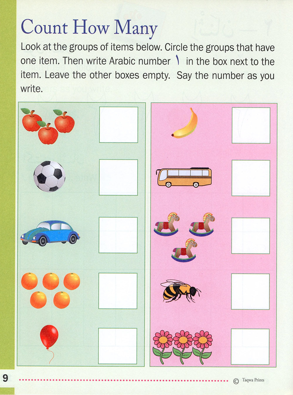 Learning Numbers And Counting In Arabic