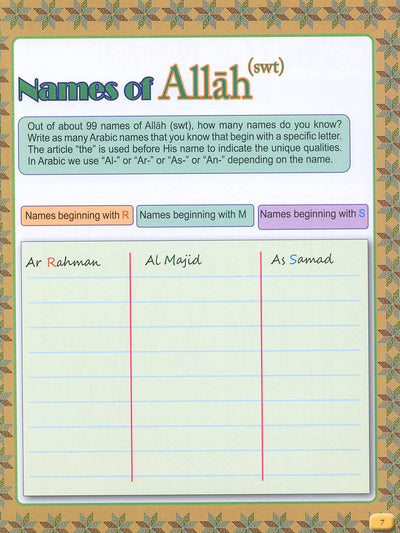 My Islamic Activity Book