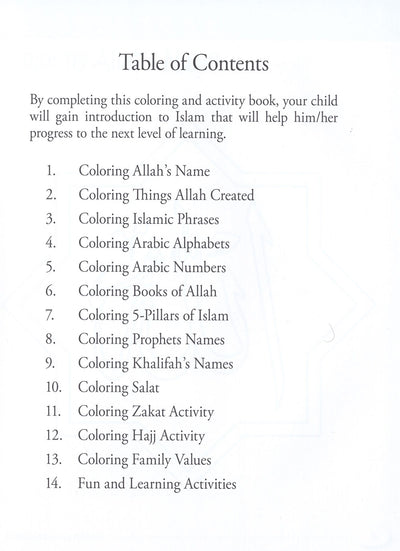 My Islamic Coloring Book