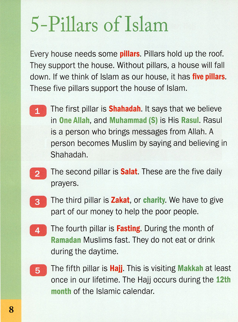 5-Pillars Of Islam Activity Book