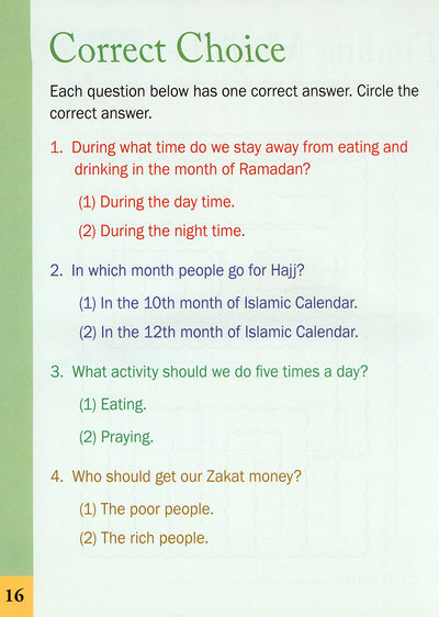 5-Pillars Of Islam Activity Book
