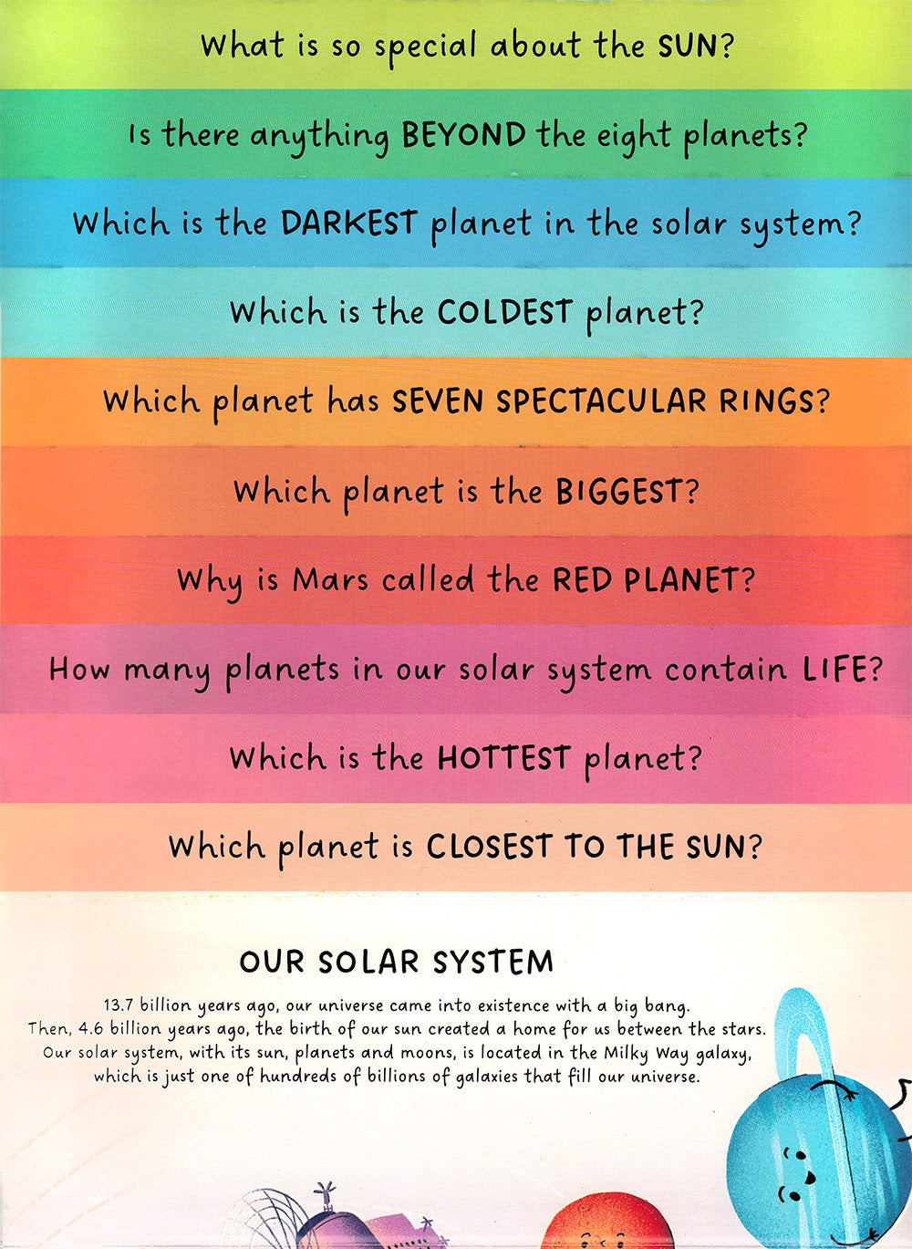 Solar System - Step by Step Questions & Answers