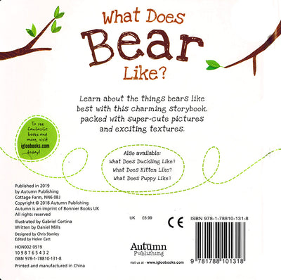 What Does Bear Like?