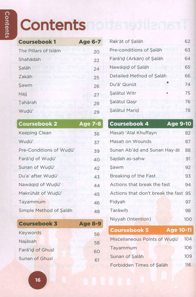 An Nasihah Islamic Curriculum Shafi'i Fiqh Level 1-8