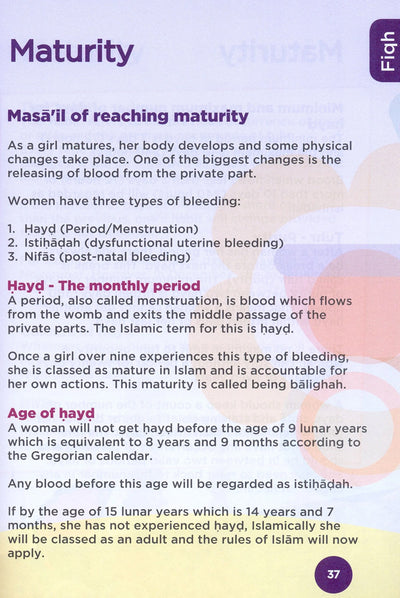 An Nasihah Islamic Curriculum Coursebook Level 6 Girls