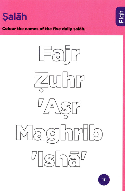 An Nasihah Islamic Curriculum Workbook Level 1