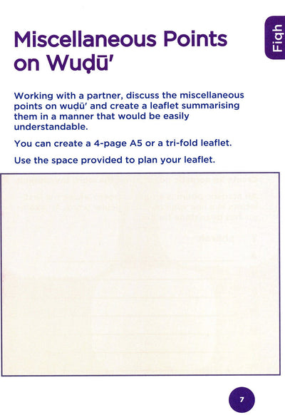 An Nasihah Islamic Curriculum Workbook Level 5