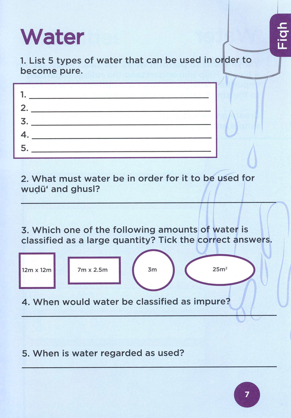 An Nasihah Islamic Curriculum Workbook Level 6 Boys