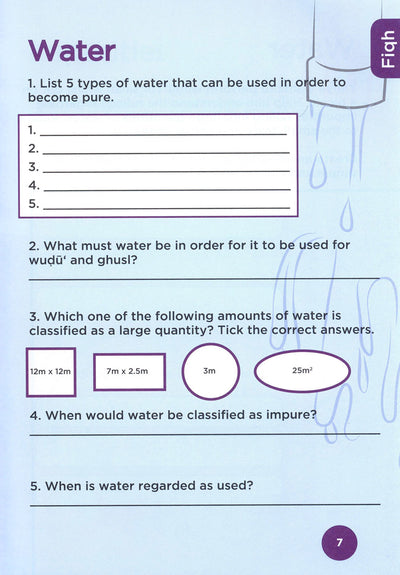 An Nasihah Islamic Curriculum Workbook Level 6 Boys
