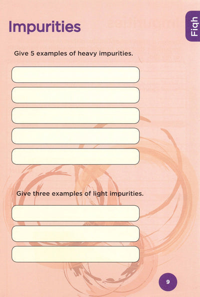 An Nasihah Islamic Curriculum Workbook Level 6 Boys
