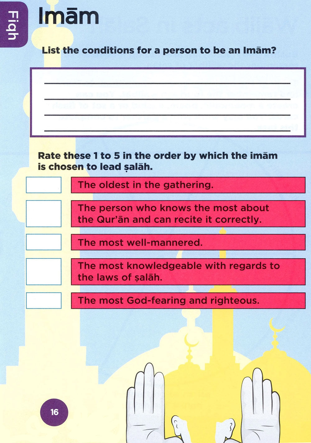 An Nasihah Islamic Curriculum Workbook Level 6 Boys