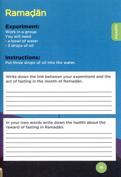 An Nasihah Islamic Curriculum Workbook Level 6 Boys