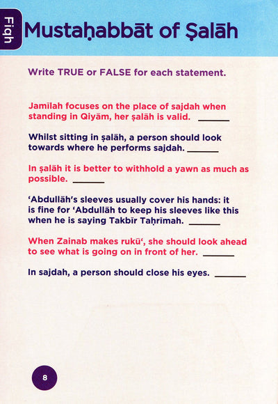 An Nasihah Islamic Curriculum Workbook Level 7