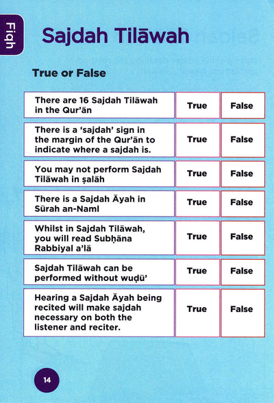 An Nasihah Islamic Curriculum Workbook Level 7
