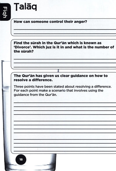 An Nasihah Islamic Curriculum Workbook Level 8