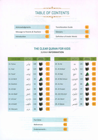 The Clear Quran - Tafsir For Kids - Volume 2 - Surahs 10-28