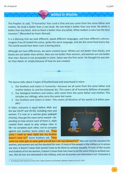 The Clear Quran - Tafsir For Kids - Volume 4 - Surah 1 and 49-114