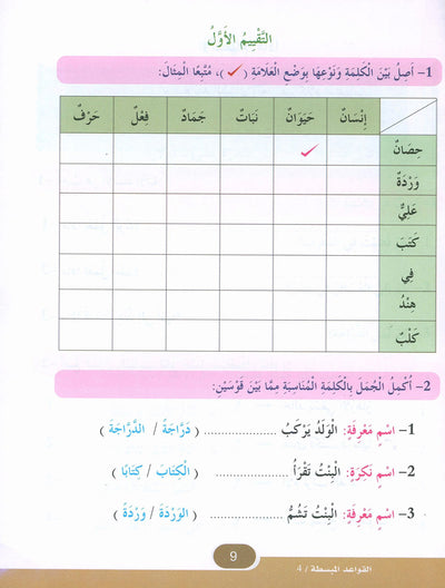 In The Arabic Language Garden Simplified Grammar Level 4 | في حديقة اللغة العربية