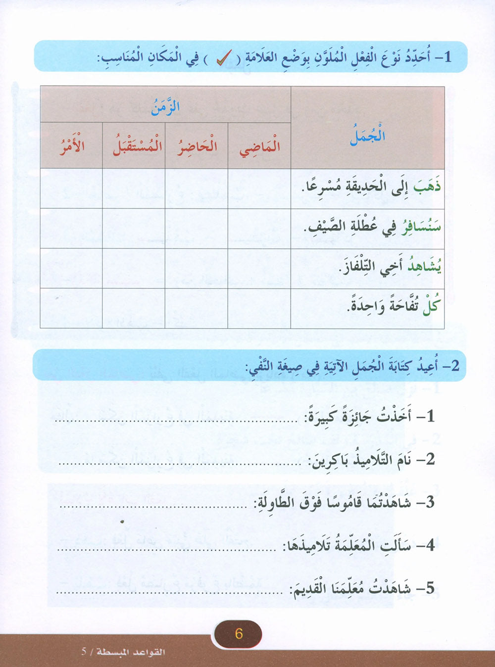 In The Arabic Language Garden Simplified Grammar Level 5 | في حديقة اللغة العربية