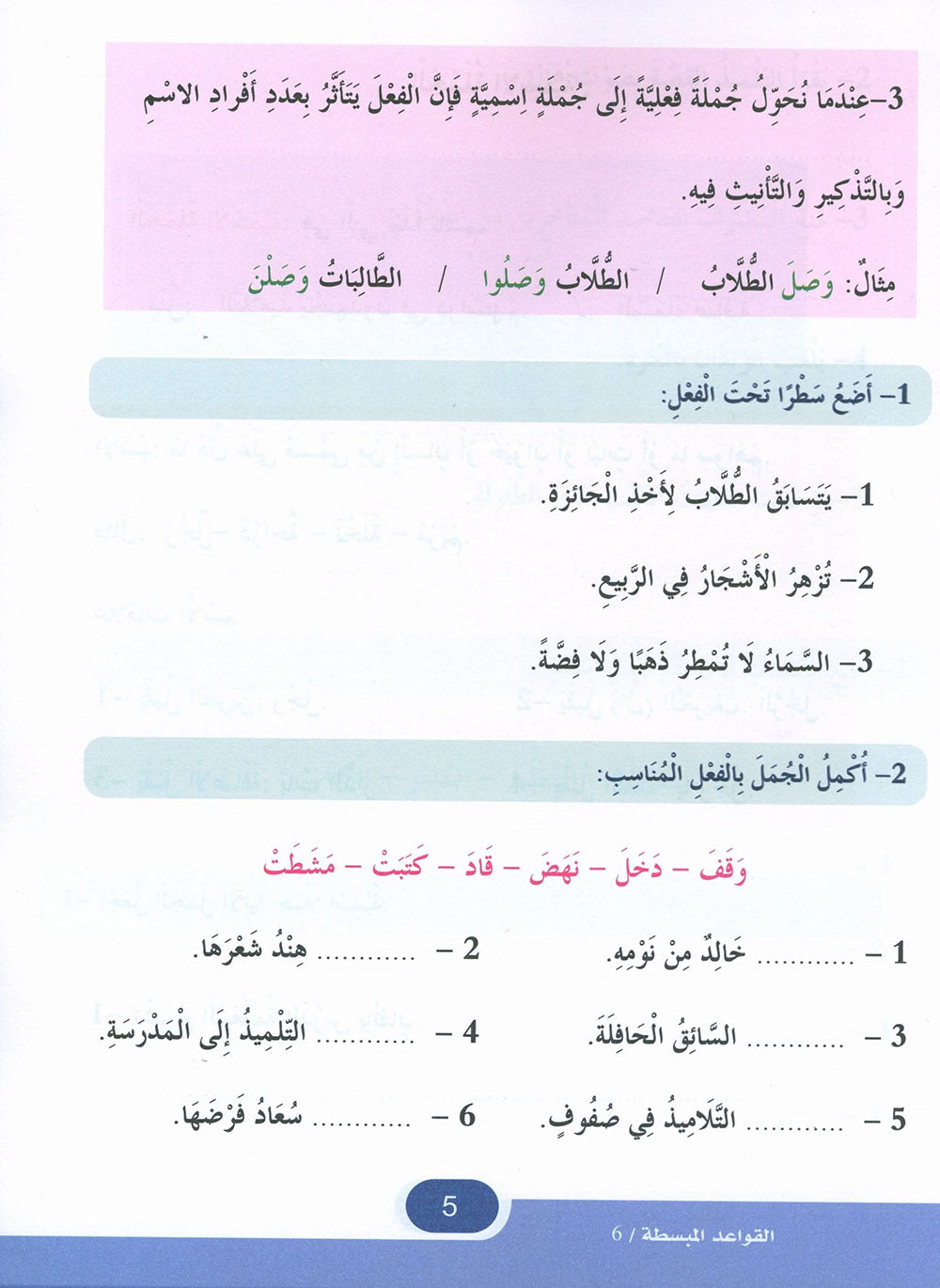 In The Arabic Language Garden Simplified Grammar Level 6 | في حديقة اللغة العربية