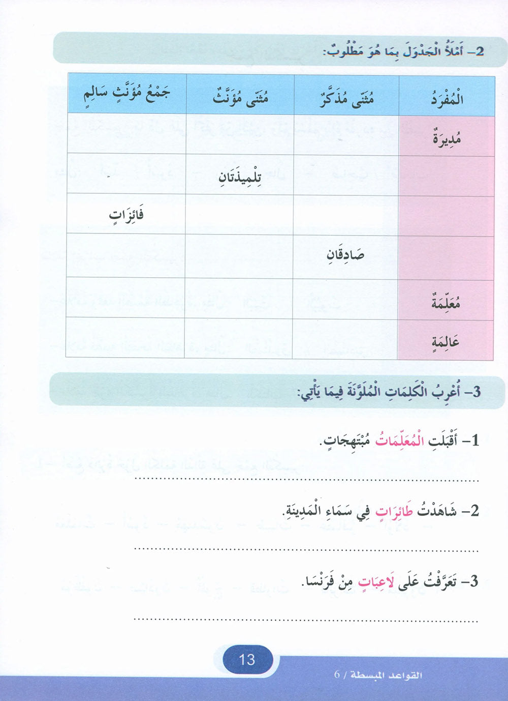 In The Arabic Language Garden Simplified Grammar Level 6 | في حديقة اللغة العربية