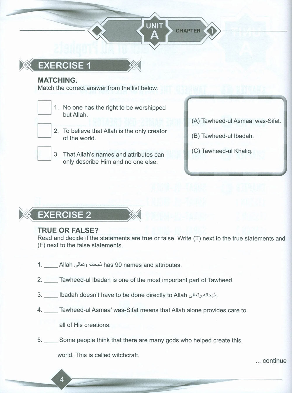 I Love Islam Workbook Level 5