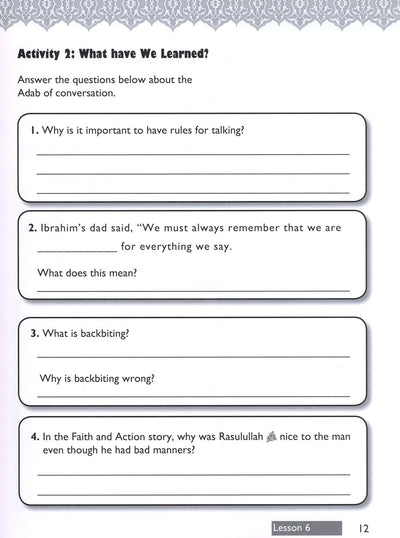 Iqra' Wise Workbook Level 3