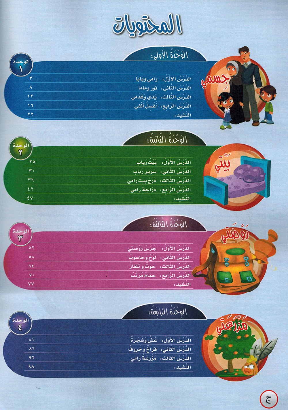 ICO Learn Arabic Textbook Pre-K | تعلم العربية كتاب التلميذ مستوى الروضه