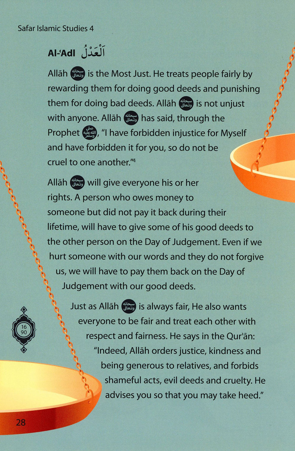Safar Islamic Studies Textbook Level 4