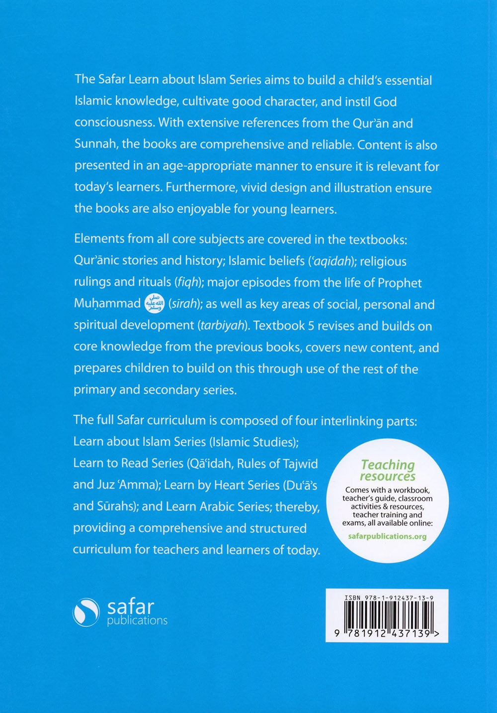 Safar Islamic Studies Textbook Level 5