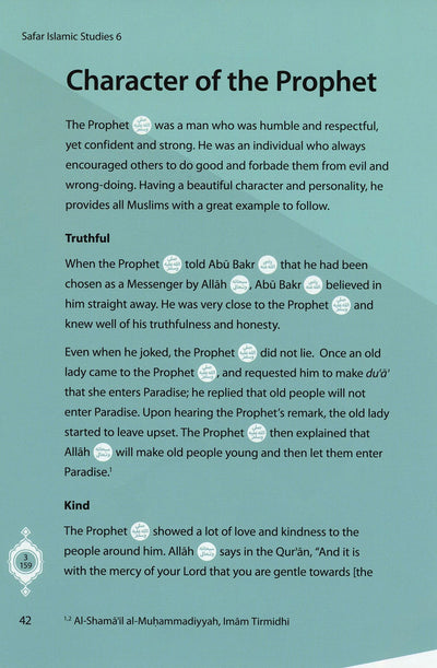 Safar Islamic Studies Textbook Level 6