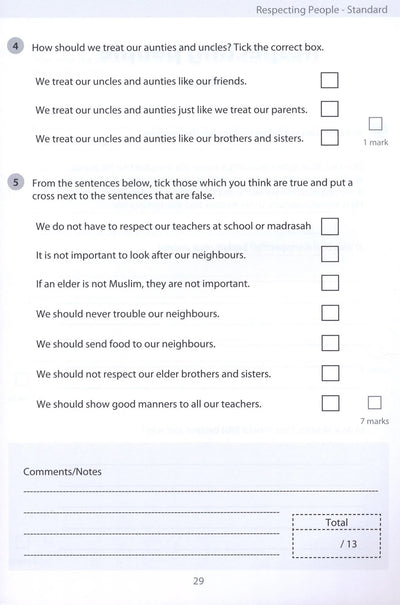 Safar Islamic Studies Workbook Level 3