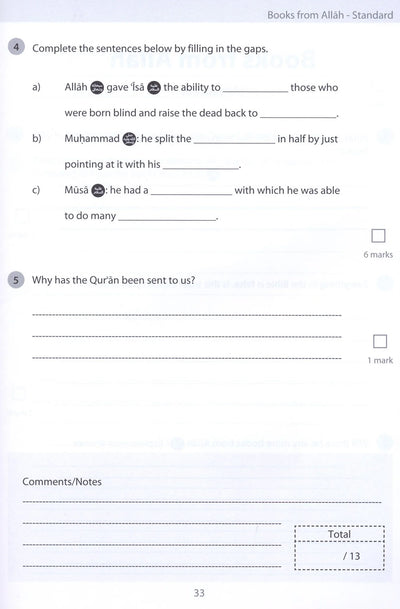 Safar Islamic Studies Workbook Level 3