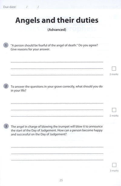Safar Islamic Studies Workbook Level 4